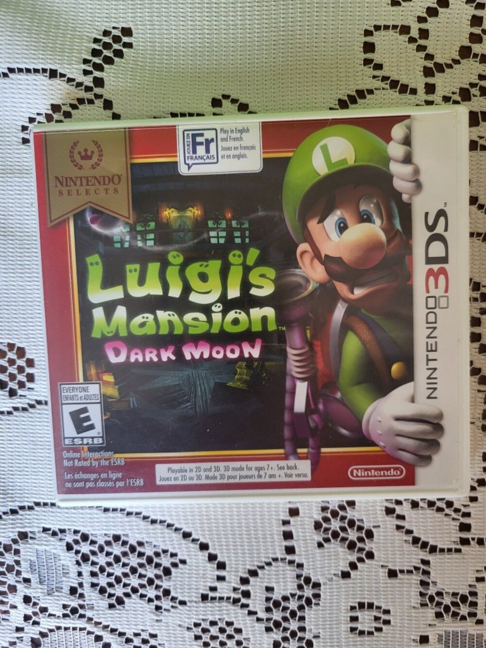 Luigis Mansion Dark Moon Nintendo 3DS Complete with Case